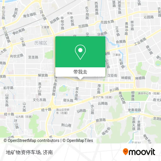 地矿物资停车场地图