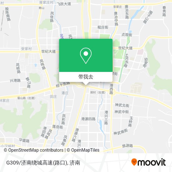 G309/济南绕城高速(路口)地图