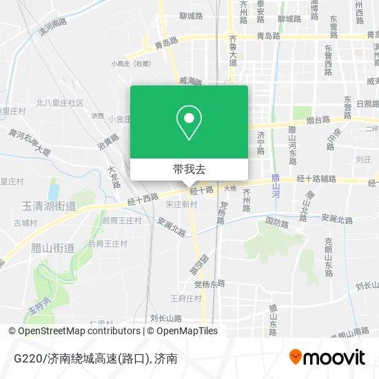 G220/济南绕城高速(路口)地图