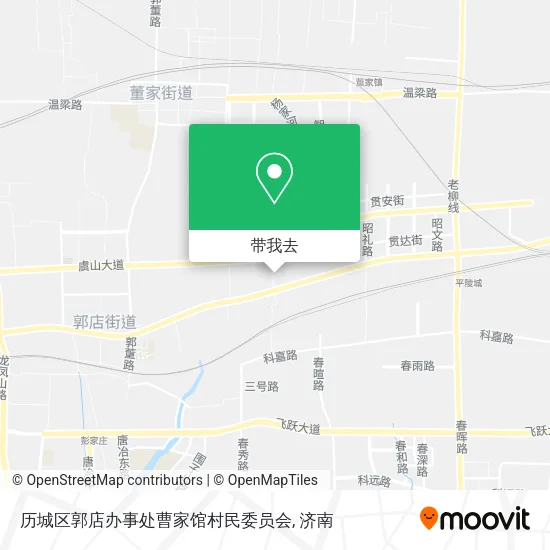 历城区郭店办事处曹家馆村民委员会地图