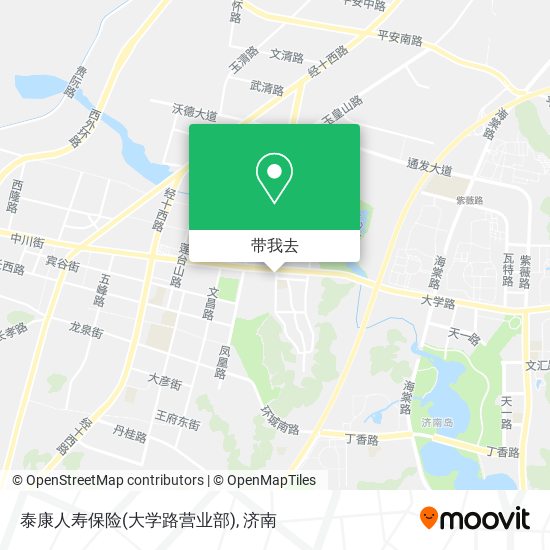 泰康人寿保险(大学路营业部)地图