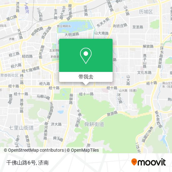 千佛山路6号地图