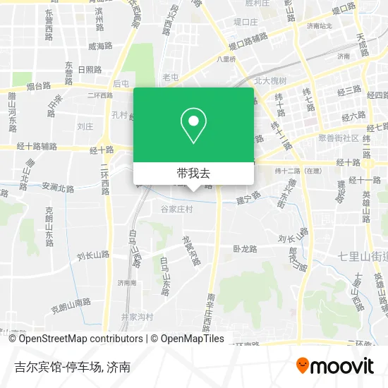 吉尔宾馆-停车场地图