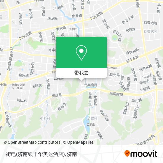 街电(济南银丰华美达酒店)地图