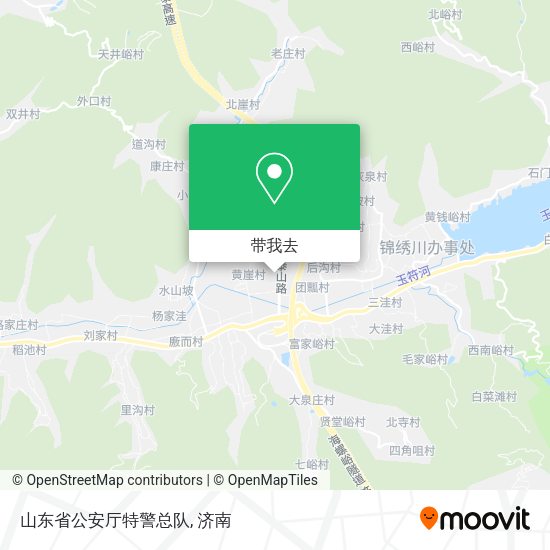 山东省公安厅特警总队地图