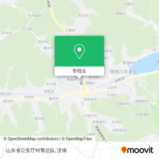 山东省公安厅特警总队地图