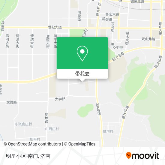 明星小区-南门地图