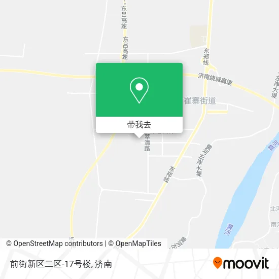 前街新区二区-17号楼地图