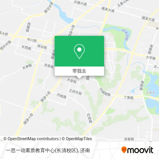 一思一动素质教育中心(长清校区)地图