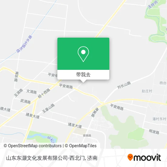 山东东灏文化发展有限公司-西北门地图