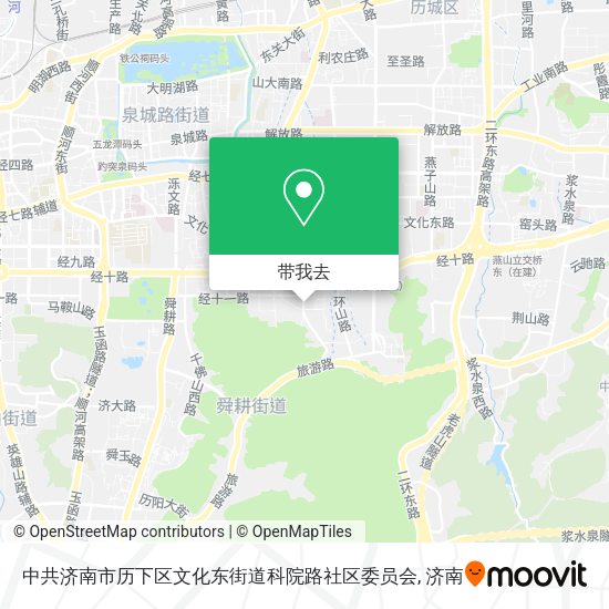 中共济南市历下区文化东街道科院路社区委员会地图