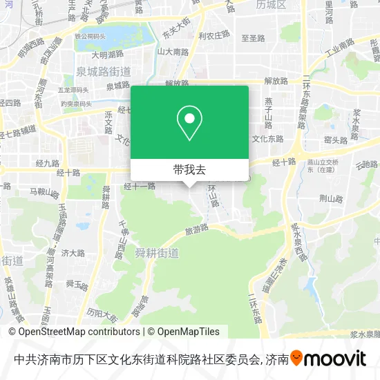 中共济南市历下区文化东街道科院路社区委员会地图