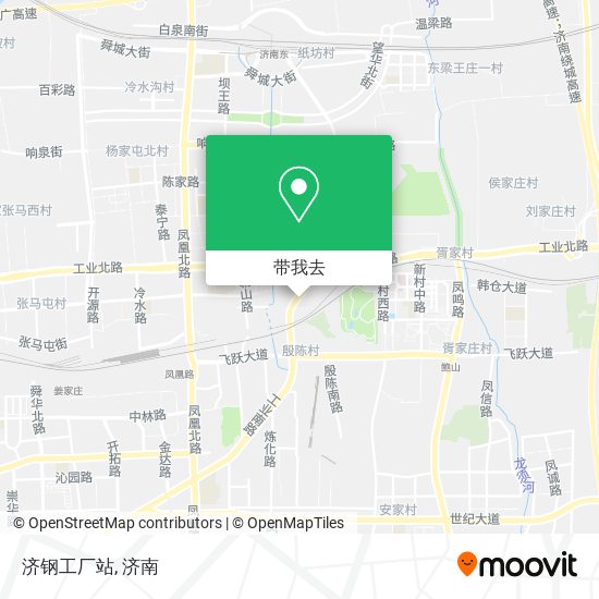 济钢工厂站地图