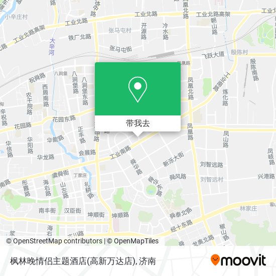 枫林晚情侣主题酒店(高新万达店)地图
