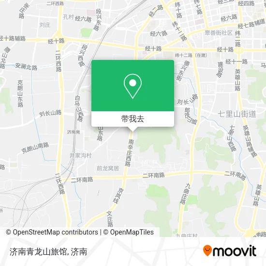 济南青龙山旅馆地图
