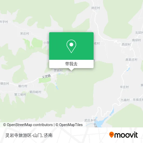 灵岩寺旅游区-山门地图