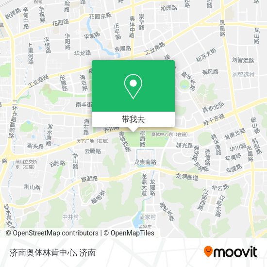 济南奥体林肯中心地图