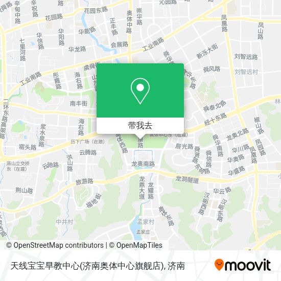 天线宝宝早教中心(济南奥体中心旗舰店)地图