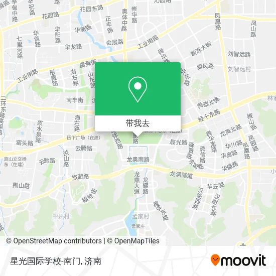 星光国际学校-南门地图