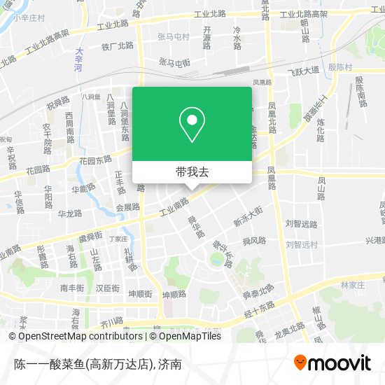 陈一一酸菜鱼(高新万达店)地图