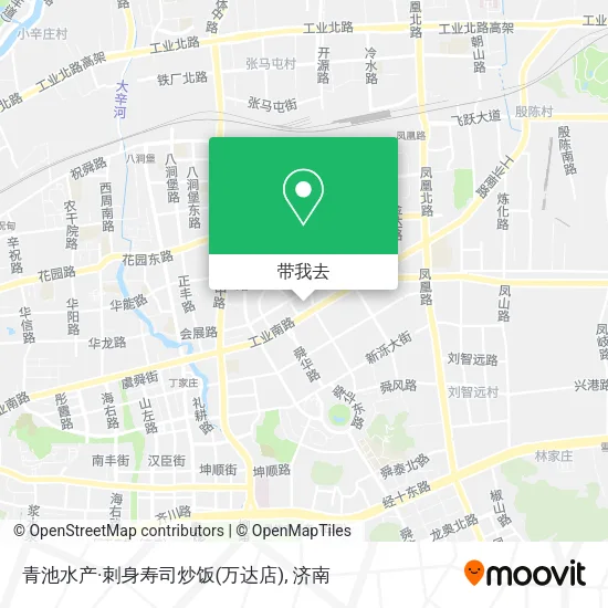 青池水产·刺身寿司炒饭(万达店)地图