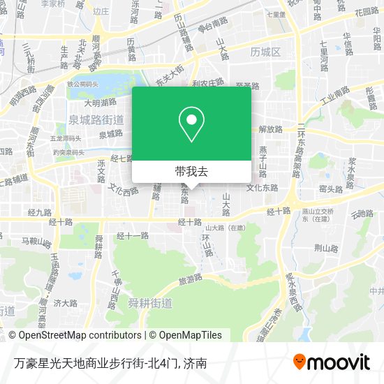 万豪星光天地商业步行街-北4门地图