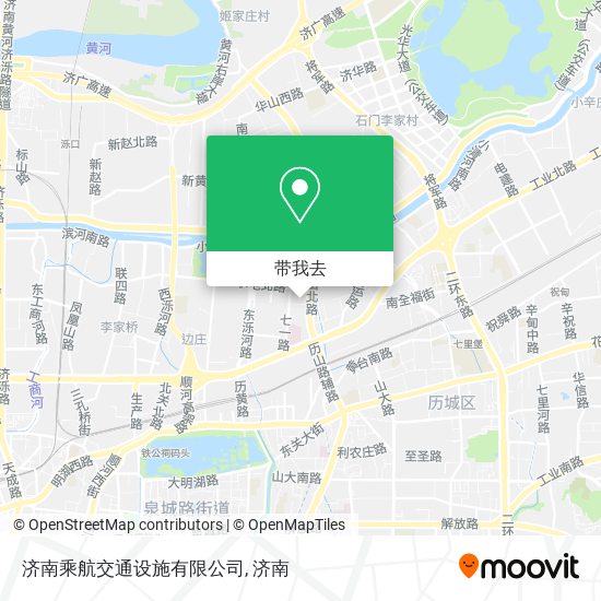 济南乘航交通设施有限公司地图