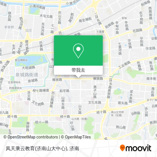 凤天乘云教育(济南山大中心)地图