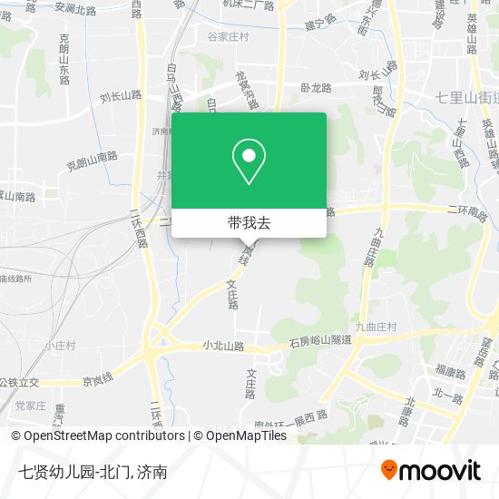 七贤幼儿园-北门地图