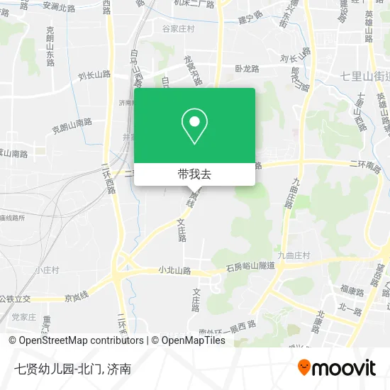 七贤幼儿园-北门地图