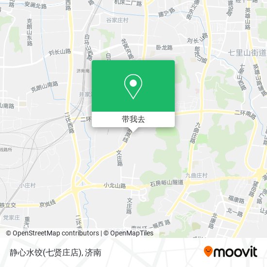 静心水饺(七贤庄店)地图