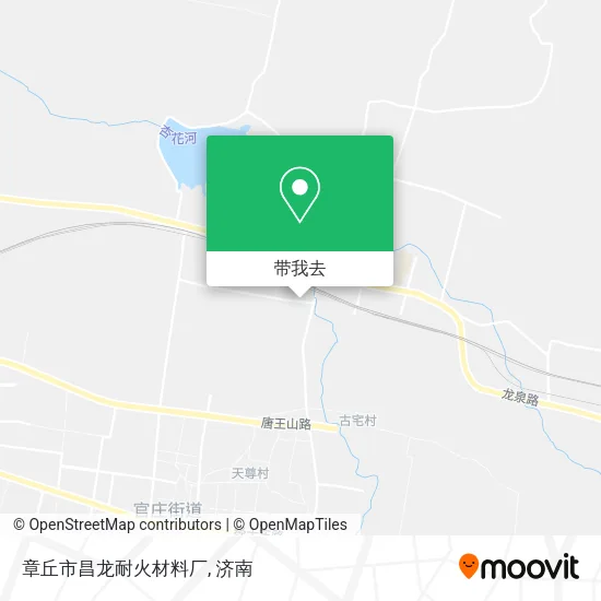 章丘市昌龙耐火材料厂地图