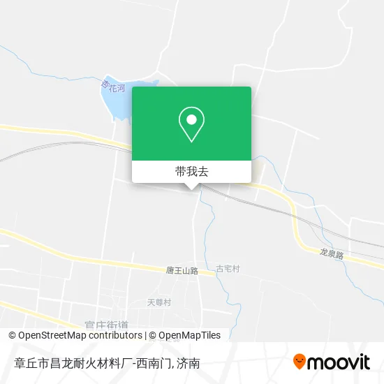 章丘市昌龙耐火材料厂-西南门地图