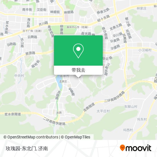 玫瑰园-东北门地图