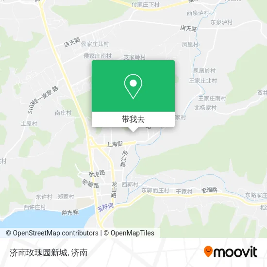 济南玫瑰园新城地图