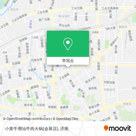 小黄牛潮汕牛肉火锅(会展店)地图
