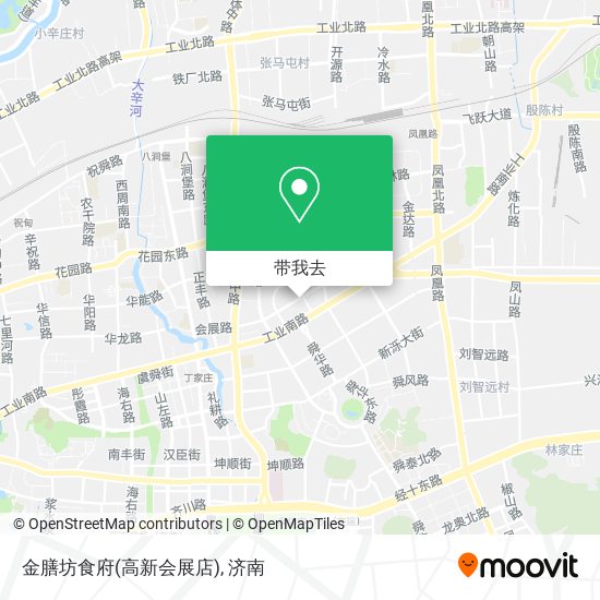 金膳坊食府(高新会展店)地图