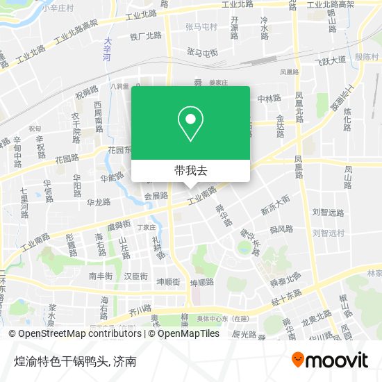 煌渝特色干锅鸭头地图