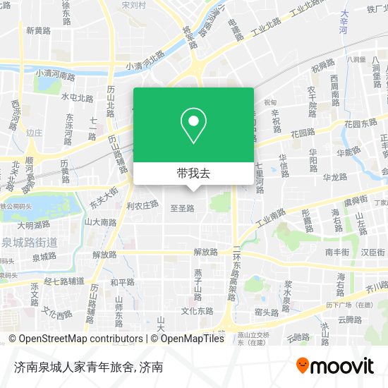 济南泉城人家青年旅舍地图