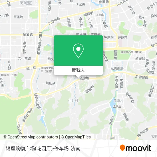 银座购物广场(花园店)-停车场地图