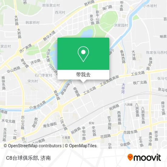 C8台球俱乐部地图