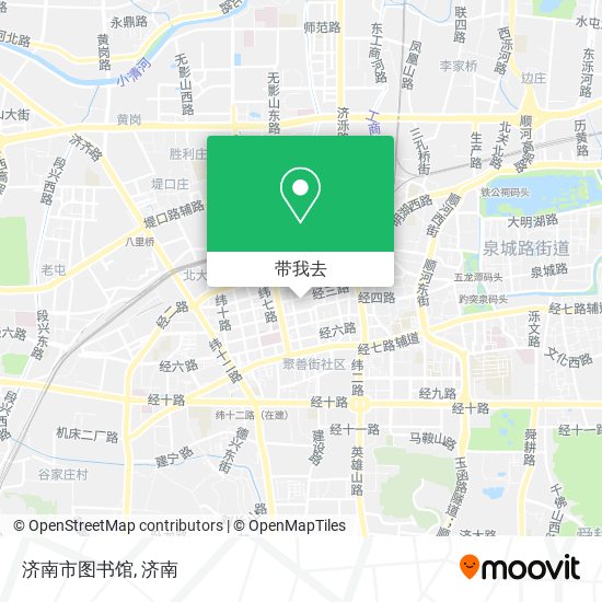 济南市图书馆地图