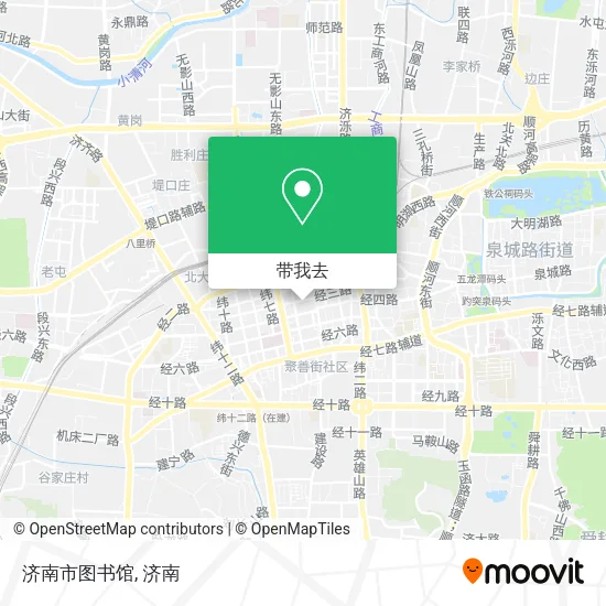 济南市图书馆地图