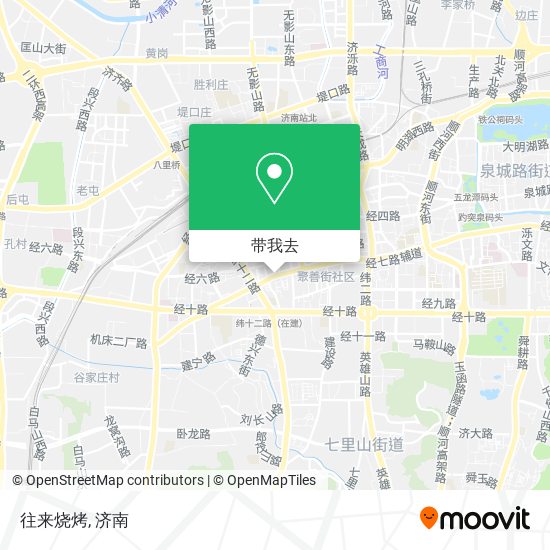往来烧烤地图