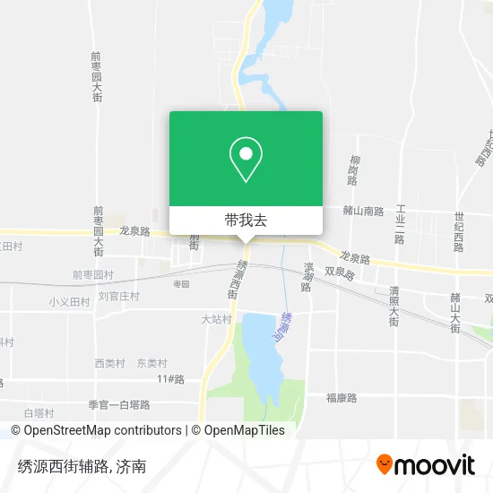 绣源西街辅路地图