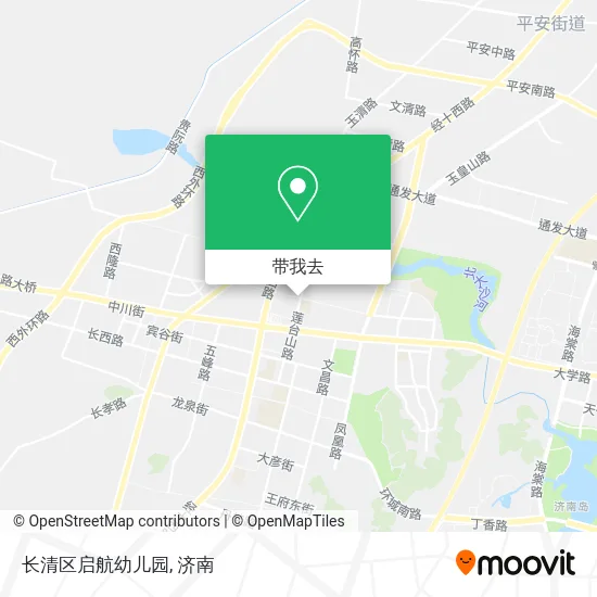 长清区启航幼儿园地图