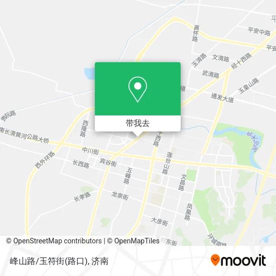 峰山路/玉符街(路口)地图