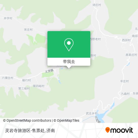 灵岩寺旅游区-售票处地图