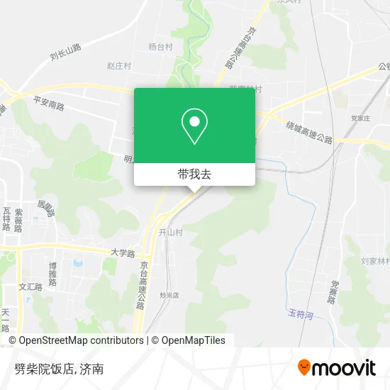 劈柴院饭店地图