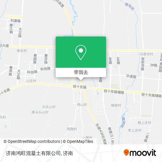 济南鸿旺混凝土有限公司地图